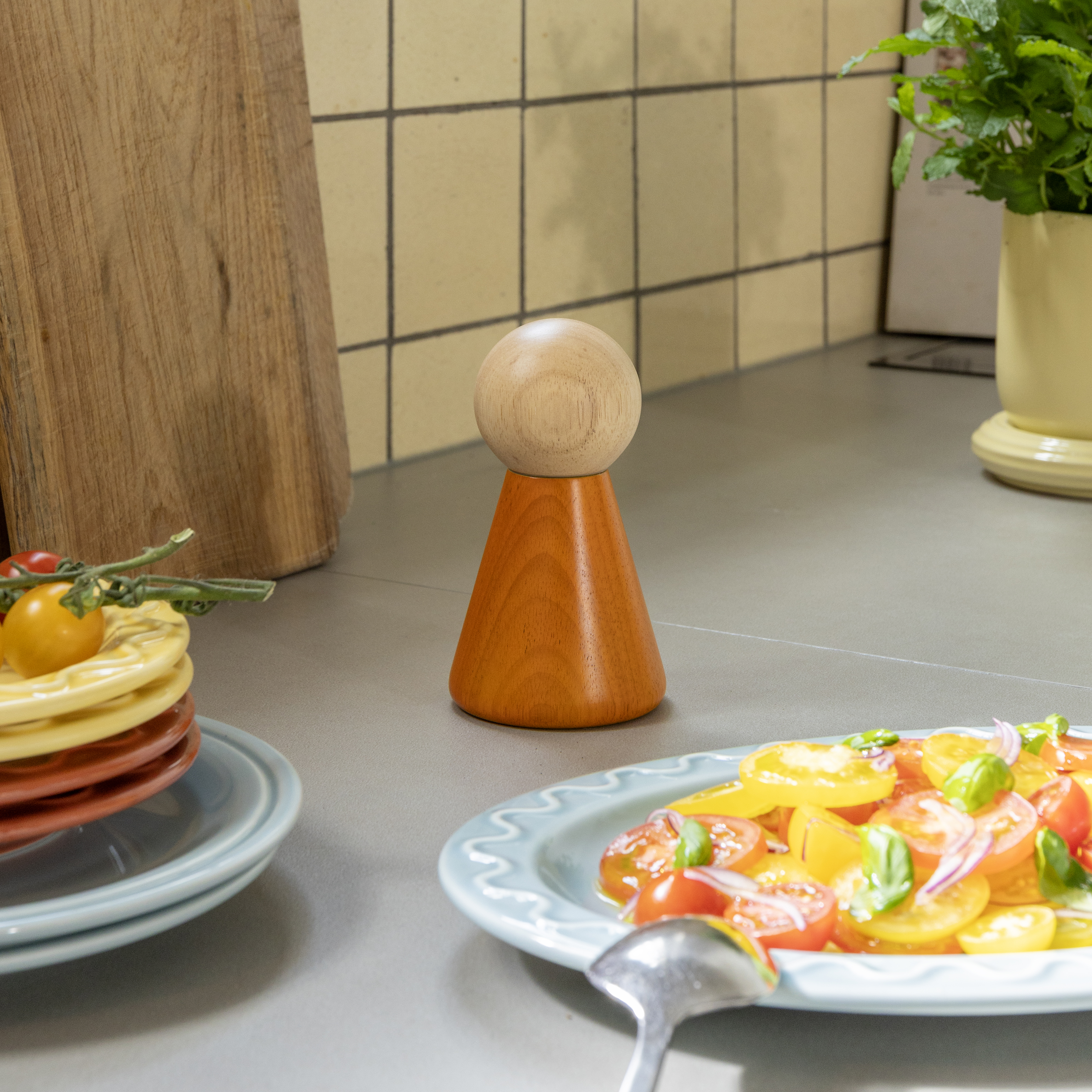 Salt & pepper halma small orange