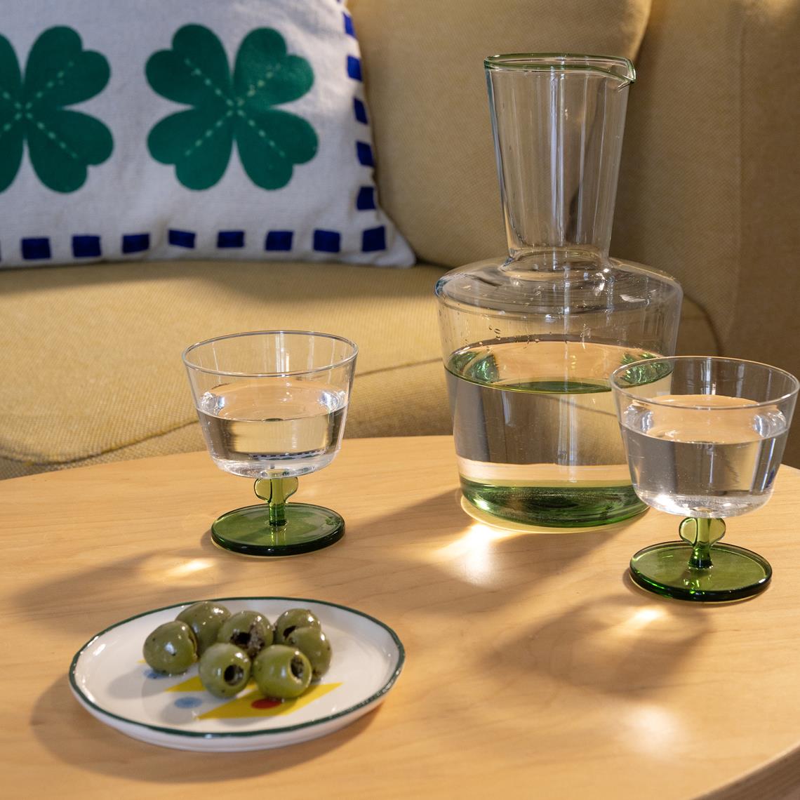 Water glass petal set of 2