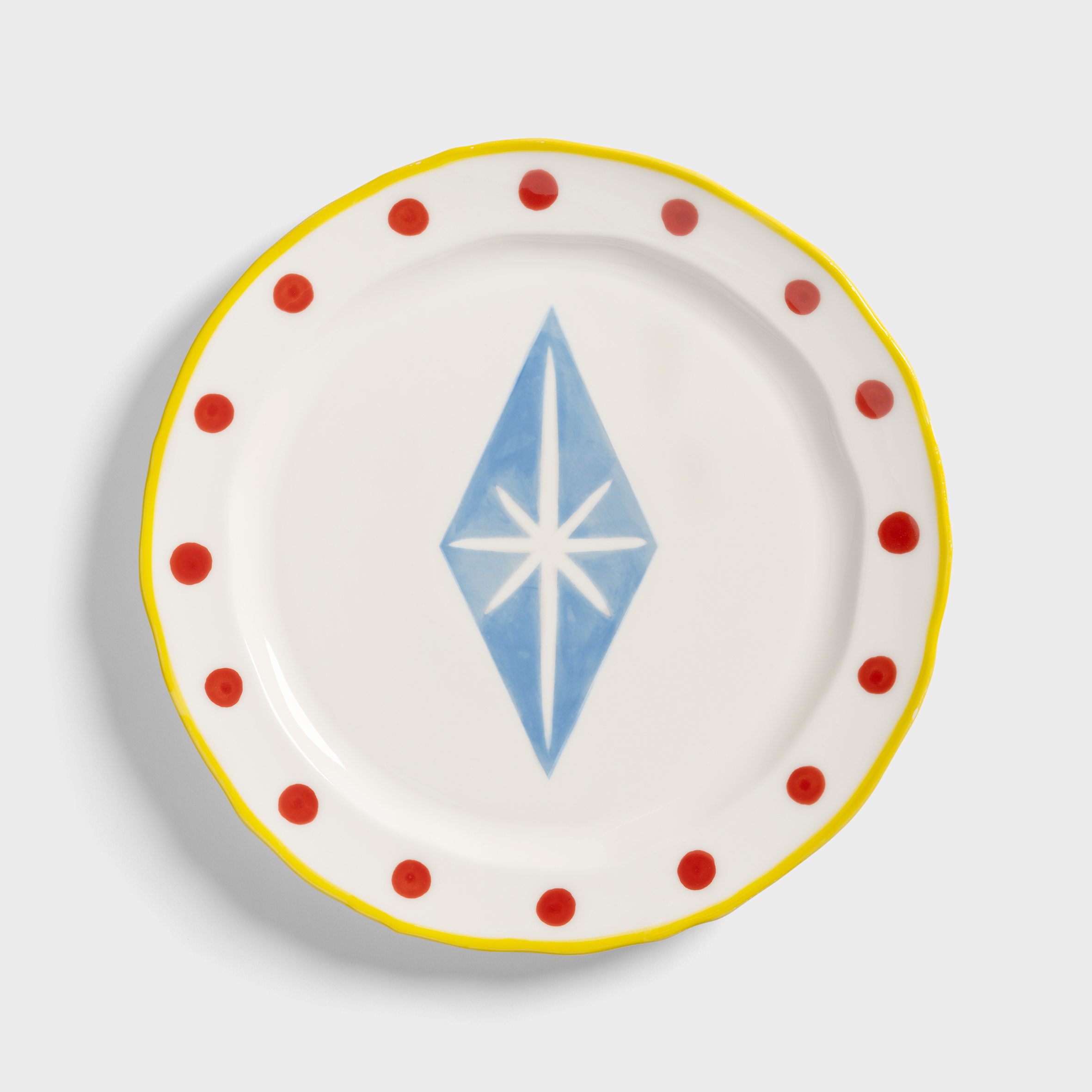 Plate festivo large rhombic