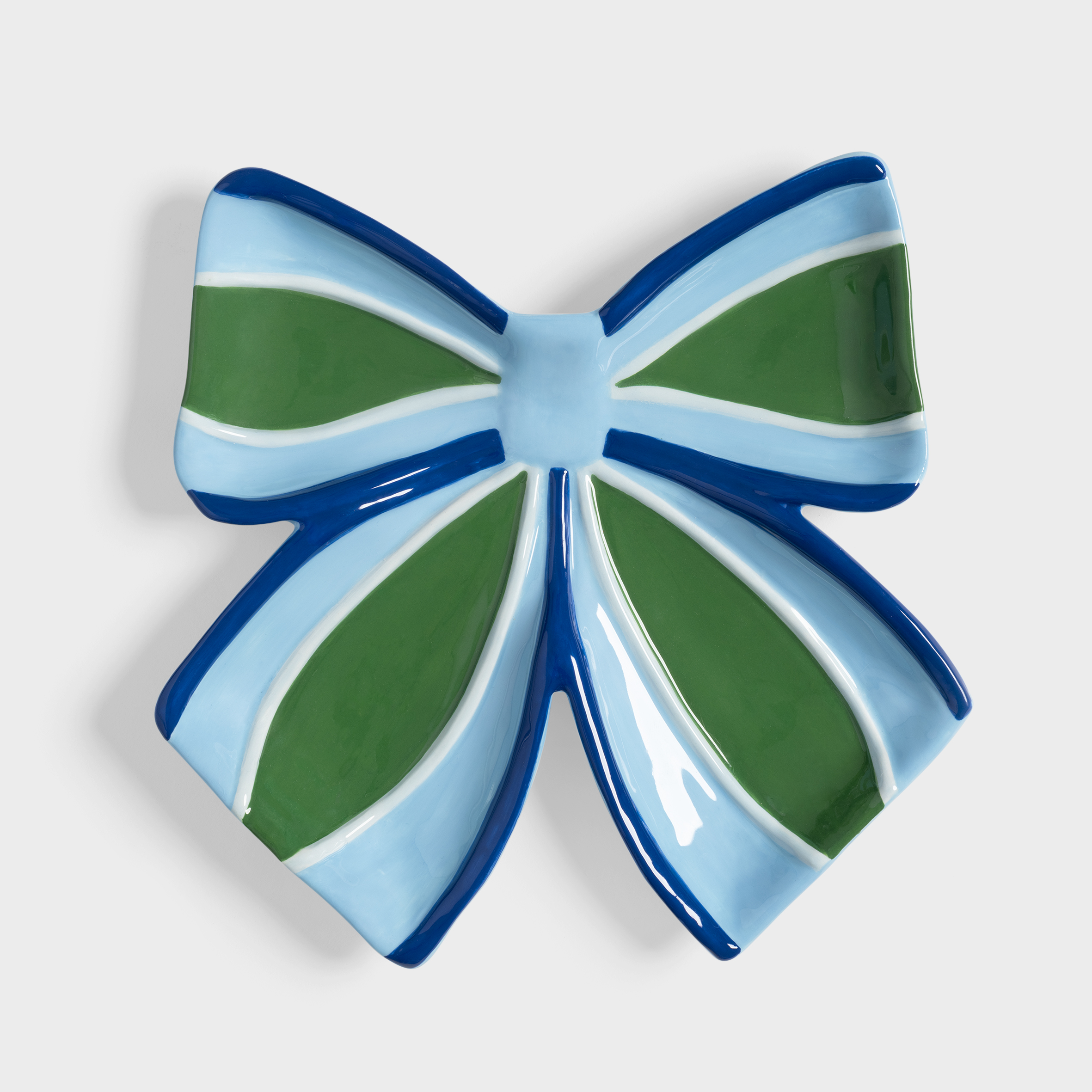 Plate ribbon blue