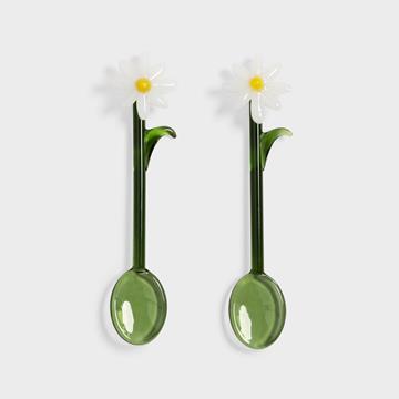 Spoon flora white set of 2