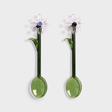 Spoon flora pink set of 2