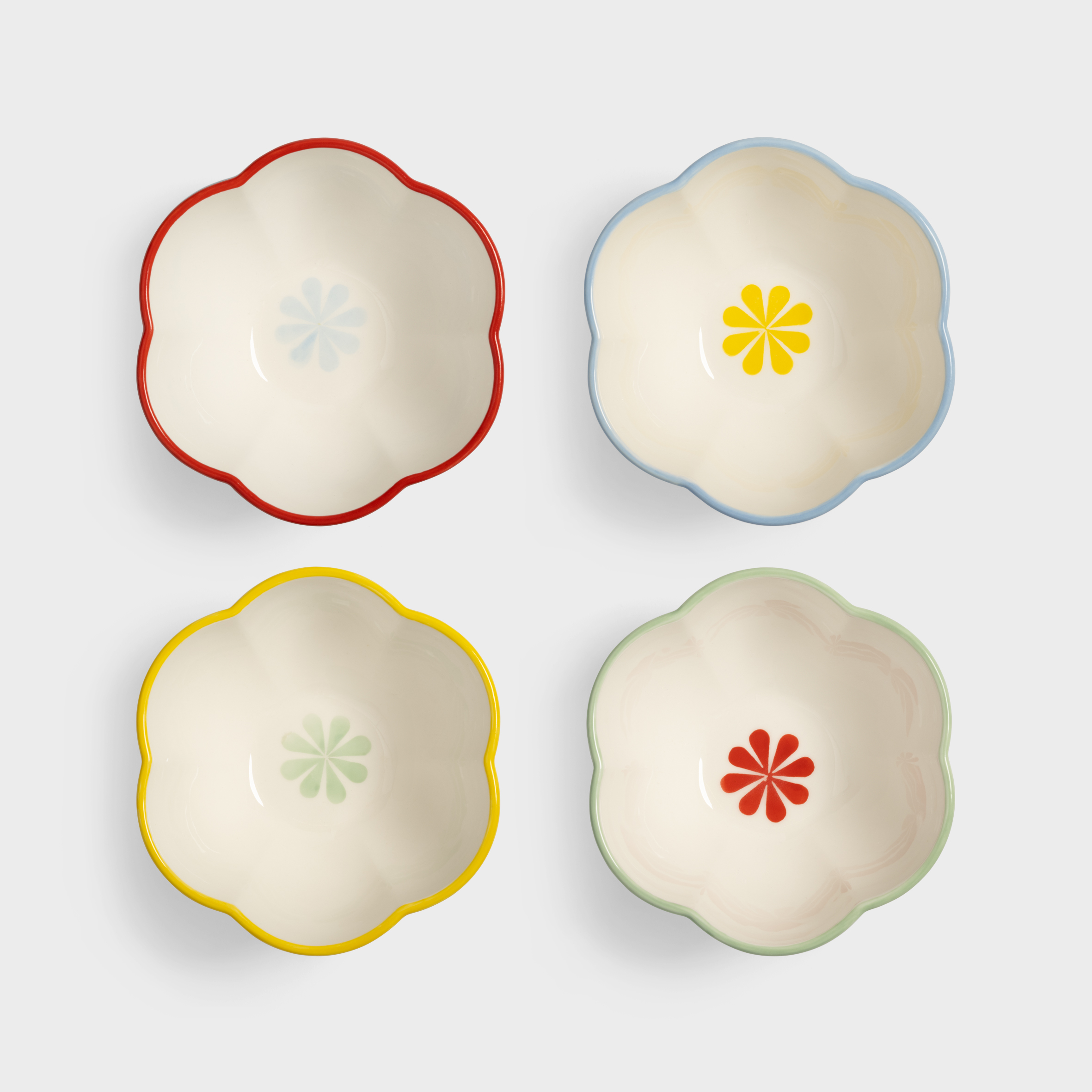 Bowl folk small set of 4