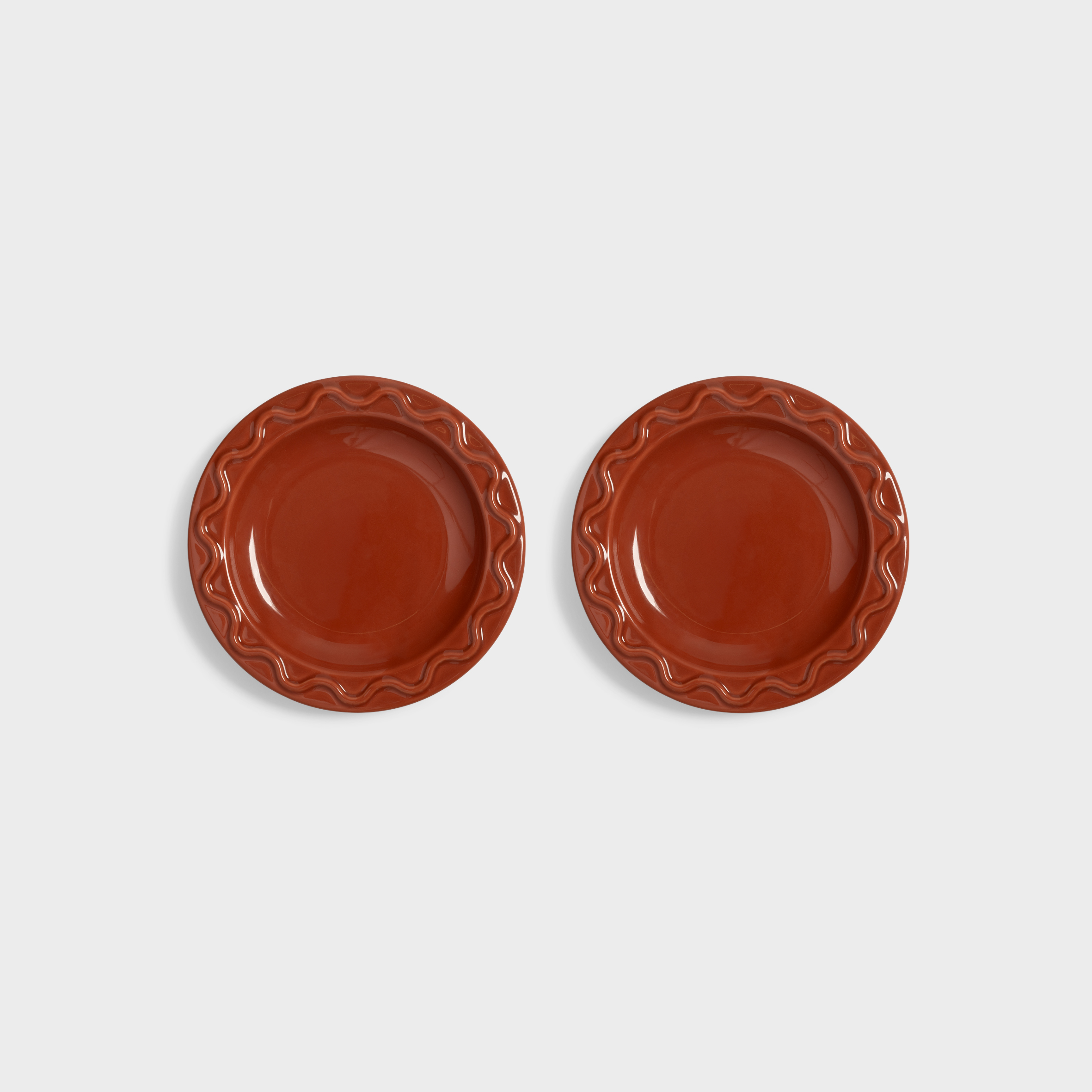Plate mochi terra small set of 2